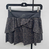Varley Women's Size 2 Charcoal Animal Print Skirt