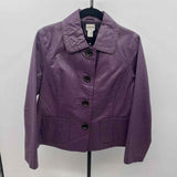 Chico's Women's Size 10 Purple Textured Jacket