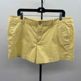 Loft Women's Size 14 Yellow Solid Shorts