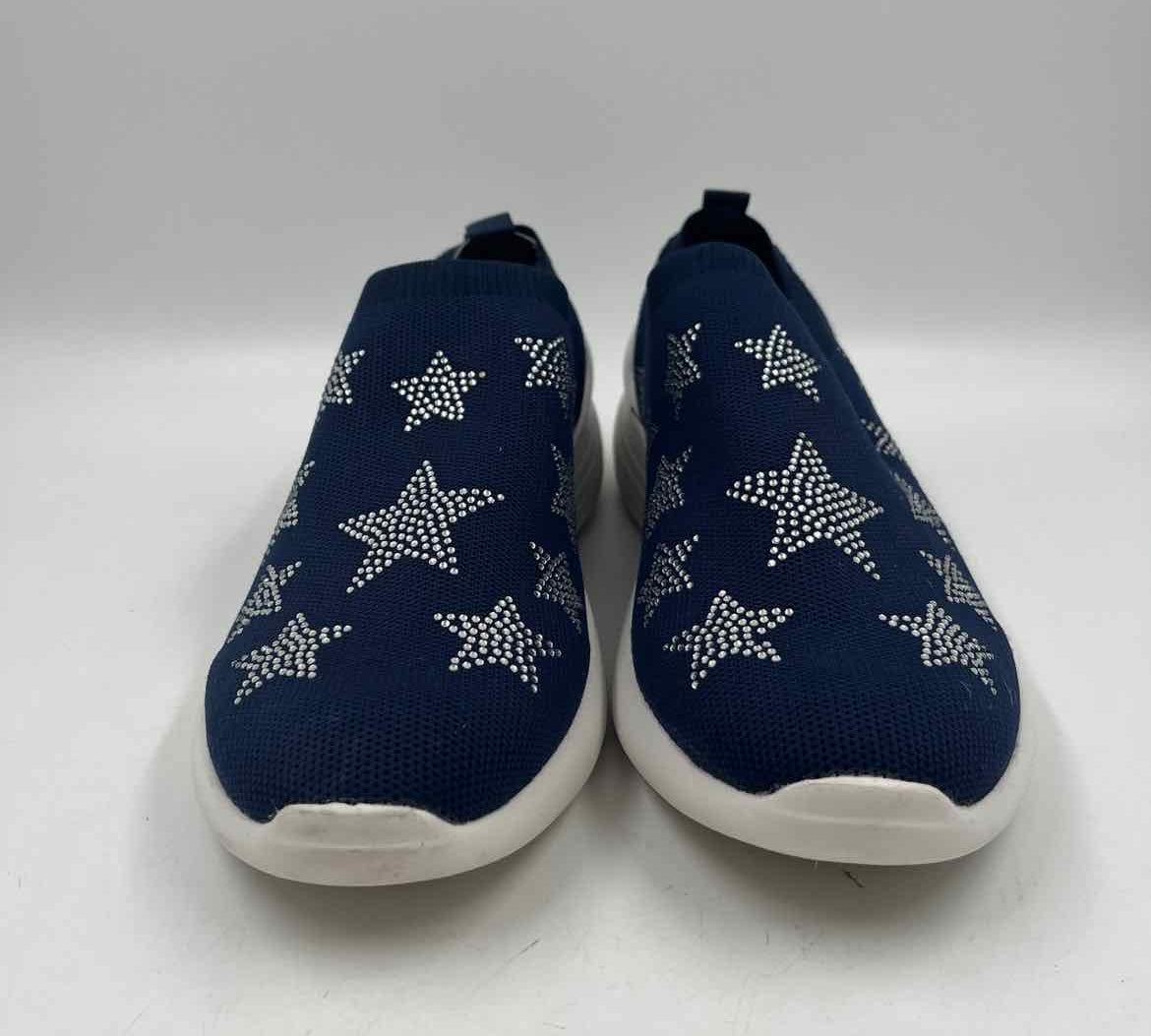 J. Renee Women's Shoe Size 9.5 Navy Stars Casual Shoes