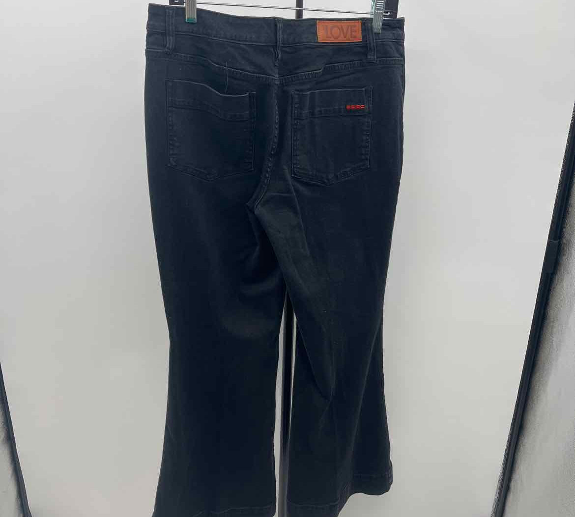 peace love world Women's Size 10P Black Solid Jeans
