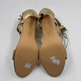 Nina Women's Shoe Size 9 Gold Rhinestones Heels