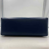 Michael Kors Women's Blue Luxe pebbled Purse