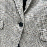 Madewell Junior's Size XS Tan Plaid Jacket