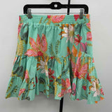 Spartina Women's Size 10 Green Floral Skirt