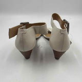 Nine West Women's Shoe Size 7.5 Ivory Solid Sandals