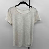Lululemon Junior's Size S Gray Heathered Short Sleeve Shirt
