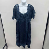 Johnny Was Women's Size 14 Navy Lace Dress