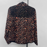Chico's Women's Size M Black Spotted Jacket