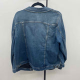 Vince Camuto Women's Size 2X Blue Solid Jacket