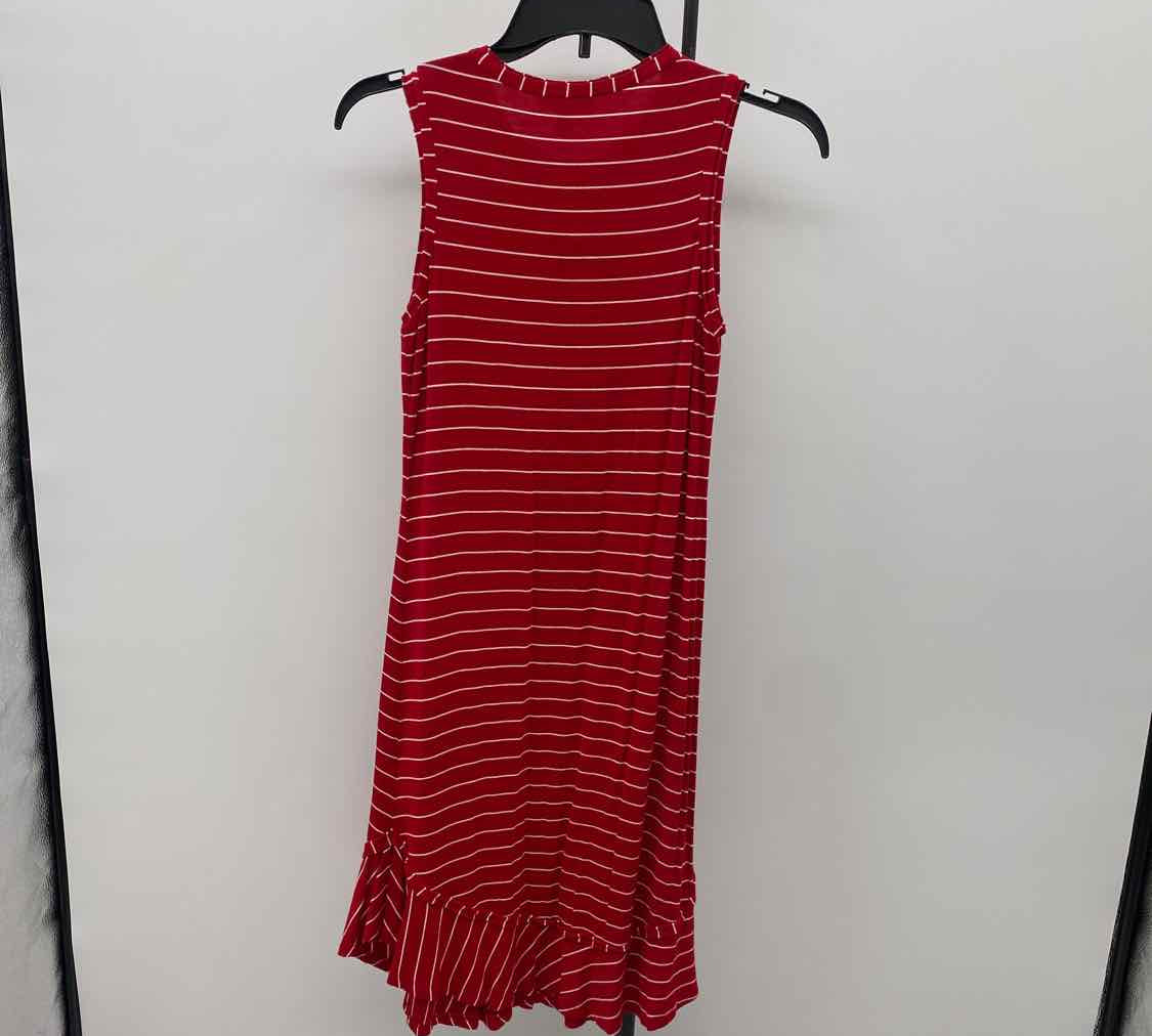 Maison Jules Women's Size 2 Red Stripe Dress
