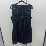 Tommy Hilfiger Women's Size 14 Black Grid Dress