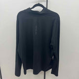 Nike Women's Size 2X Black Solid Long Sleeve Shirt