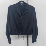 White House Black Market Women's Size S Black Solid Jacket