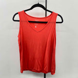 Nine West Women's Size S coral Solid Sleeveless Shirt