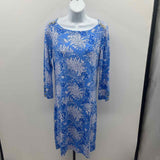 Lilly Pulitzer Women's Size 6 Blue Floral Dress