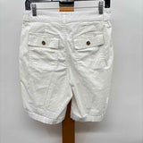 Style & Co. Women's Size 4 White Solid Shorts