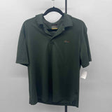 Greg Norman Men's Size M Green Solid Short Sleeve Shirt
