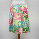 Lilly Pulitzer Women's Size 6 Pink Patchwork Skirt