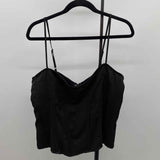 Unbranded Women's Size L Black Solid Sleeveless Shirt