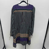 Maeve Junior's Size 18W Multi-Color lines Dress