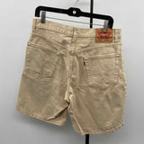 Levi Strauss Men's Size 34 Beige Solid Shorts