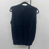 Rachel Zoe Women's Size M Black Plush Sleeveless Shirt