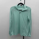 Columbia Women's Size L Green Solid Long Sleeve Shirt