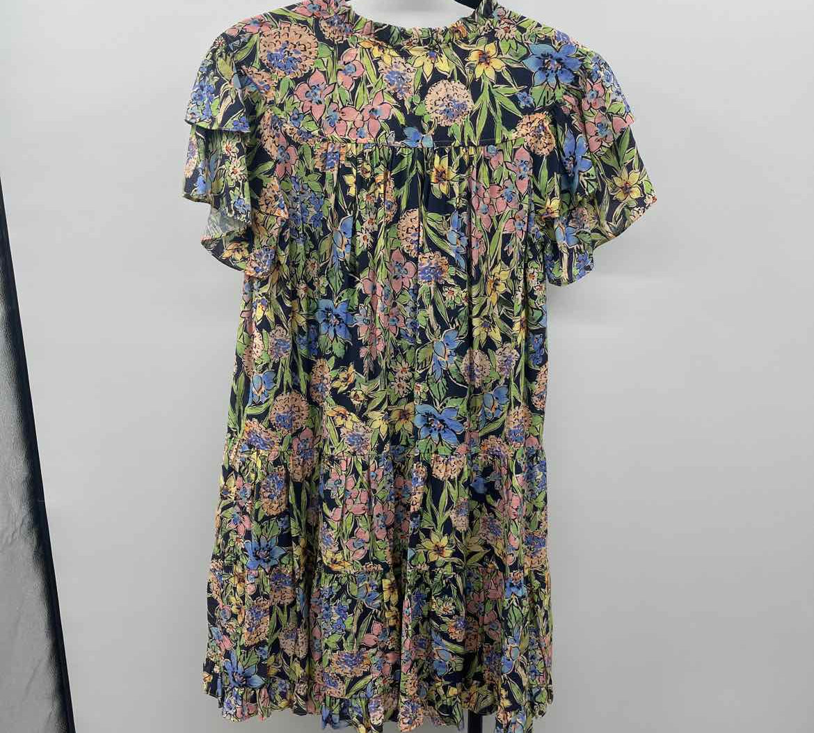 Current Air Women's Size 6 Blue Floral Dress