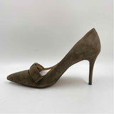 Ann Taylor Women's Shoe Size 9 Olive Solid Heels