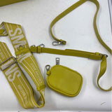 Steve Madden Women's Chartreuse logo Purse