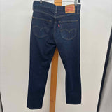 Levi Strauss Men's Size 33 Blue Solid Jeans