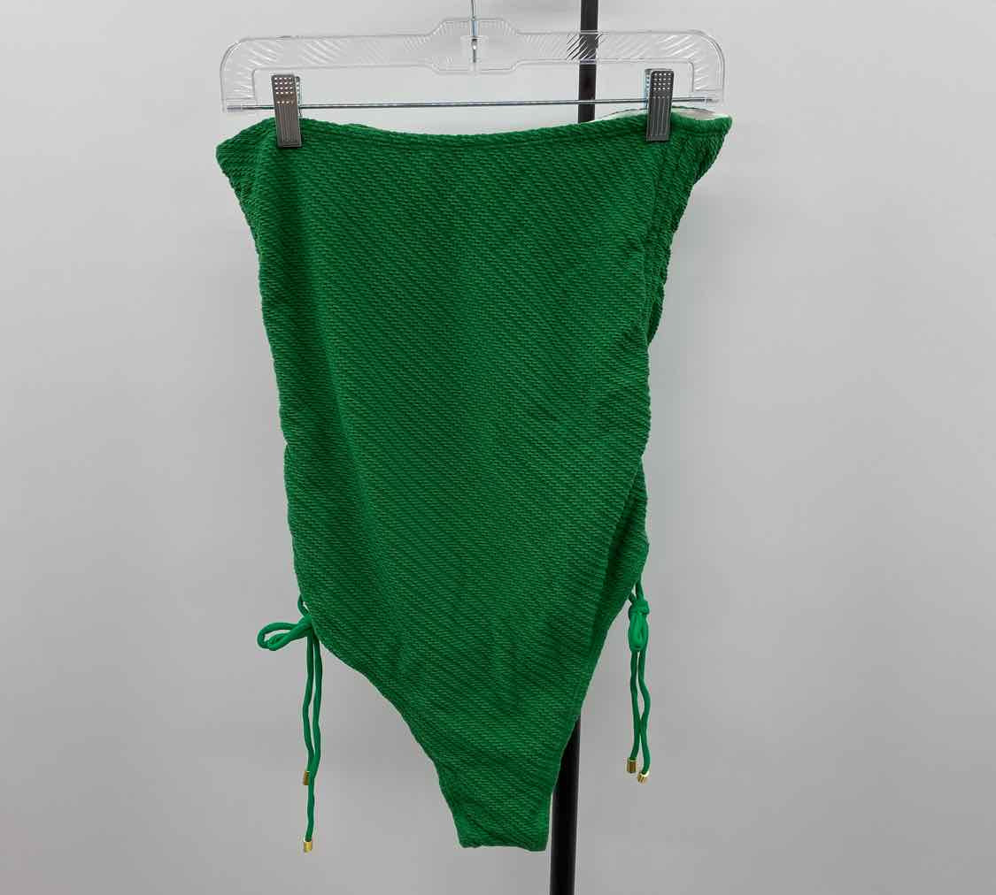 Sister Swim Women's Size M Green Textured Swimsuit - 1 Piece