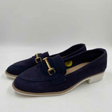 Enzo Tesoti Women's Shoe Size 9 Navy Solid Loafers