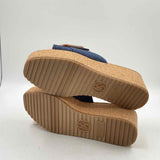 Sam & Libby Women's Shoe Size 6.5 Blue Solid Sandals