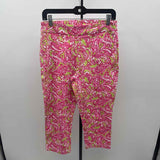 Casey Key Women's Size 6 Pink Floral Capris