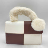 New York Women's Brown Color Block Purse