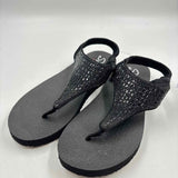 Skechers Women's Shoe Size 7 Black Beaded Sandals