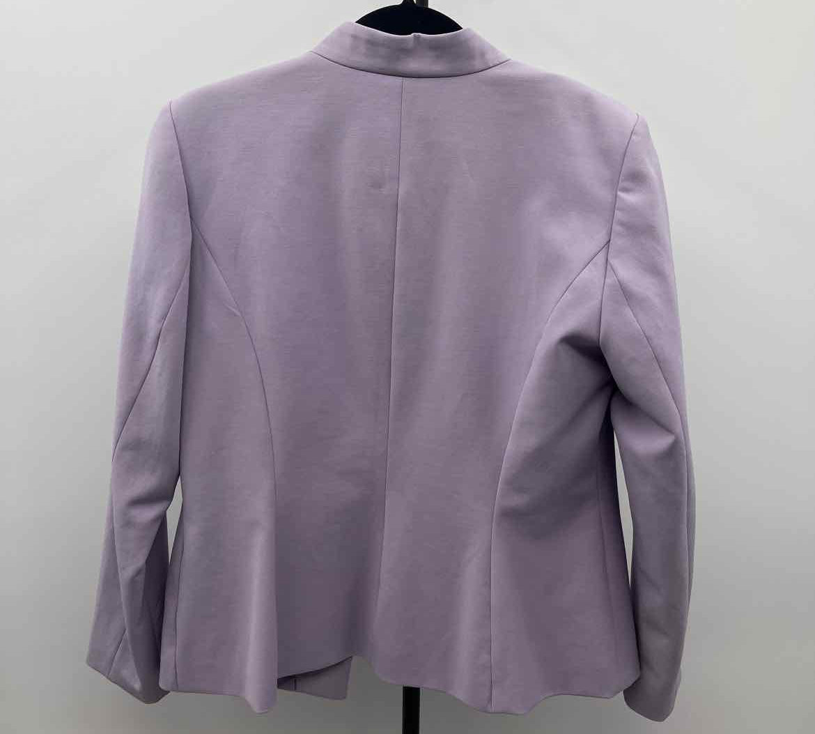White House Black Market Women's Size 12 Dusty Lavender Solid Jacket