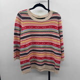 Talbots Women's Size 1XP Multi-Color Stripe Sweater