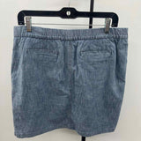Lands End Women's Size 12 Blue Textured Skirt