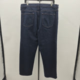 Lands End Men's Size 35 Blue Solid Jeans
