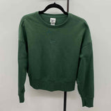 Reebok Women's Size M Green Solid Sweatshirt