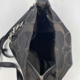 Coach Women's Black Luxe Signature Purse