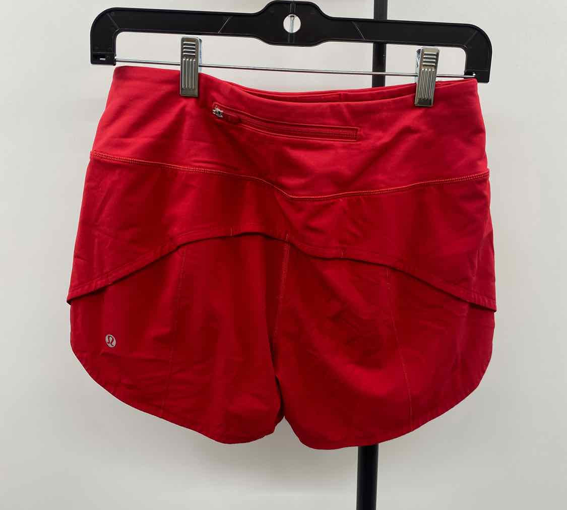 Lululemon Junior's Size 4 Red Solid Shorts
