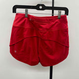 Lululemon Junior's Size 4 Red Solid Shorts