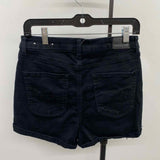 American Eagle Junior's Size 8 Black Solid Shorts