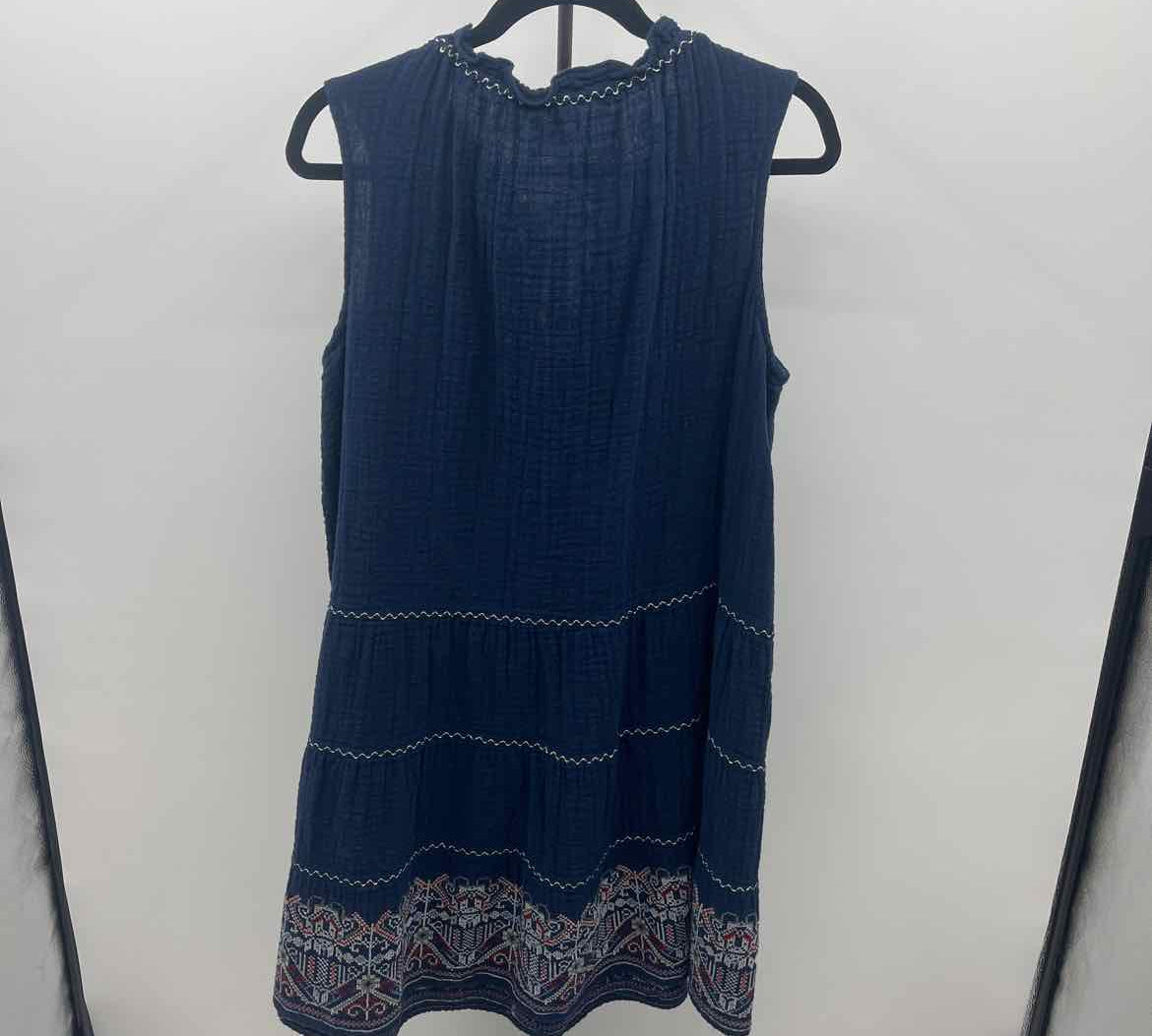 Max Studio Women's Size 18 Navy Textured Dress