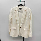 Talbots Women's Size 6 White Solid Jacket