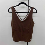 Sweaty Betty Women's Size XL Brown Solid Tank